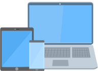 Laptop tablet and phone